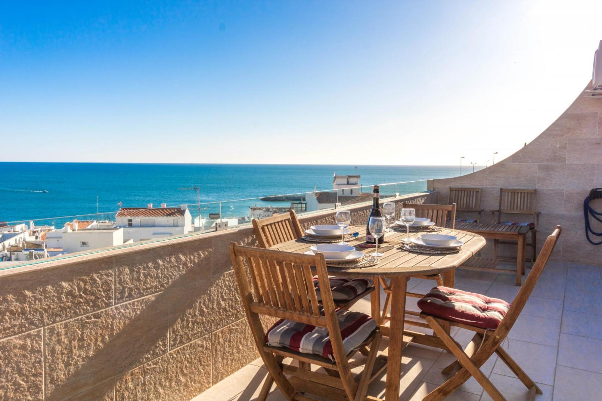 #017 Private Seaview With Ac, 200 Mts Beach Albufeira Exterior foto